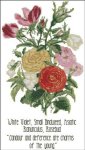 (image for) Floral Emblems 002-White Violet, Small Bindweed, Rosebud